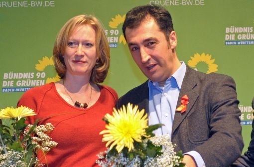 Der Landesparteitag der Südwest-Grünen in Böblingen wählte Cem Özdemir und Kerstin Andreae zu den Spitzenkandidaten. Foto: dpa