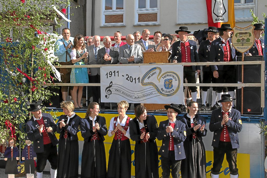 Der Musikverein Frohsinn Vollmaringen feierte seinen 100. Geburtstag.