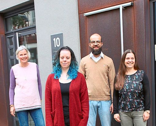 Freuen sich über die weitere Förderung ihrer Beratungstätigkeit (von links): Bianca Bernholz, Anna Bürkle, Daniel Feldbausch und  Juliane Feldbausch. Foto: EUTB