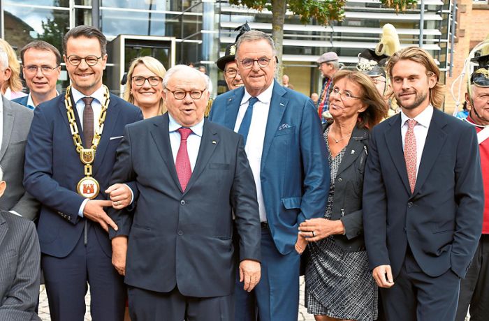 350 Gäste feiern in Offenburg: Polit-Prominenz gratuliert Wolfgang Schäuble zum 80.