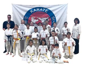 Erfolgreich und stolz: Karatenachwuchs. Foto: Verein Foto: Schwarzwälder Bote