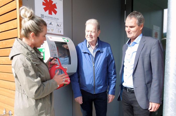 Defibrillator in Leinstetten: Im Notfall ein Lebensretter