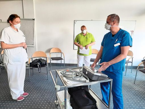 Im Schwarzwald-Baar-Klinikum werden derzeit Ärzte und Pflegefachkräfte intensiv auf die spezielle Versorgung von Patienten mit Covid-19 vorbereitet. Foto: Klinikum