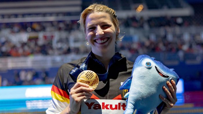 Früher gemobbt, jetzt Weltmeisterin: Köhlers Schwimm-Triumph