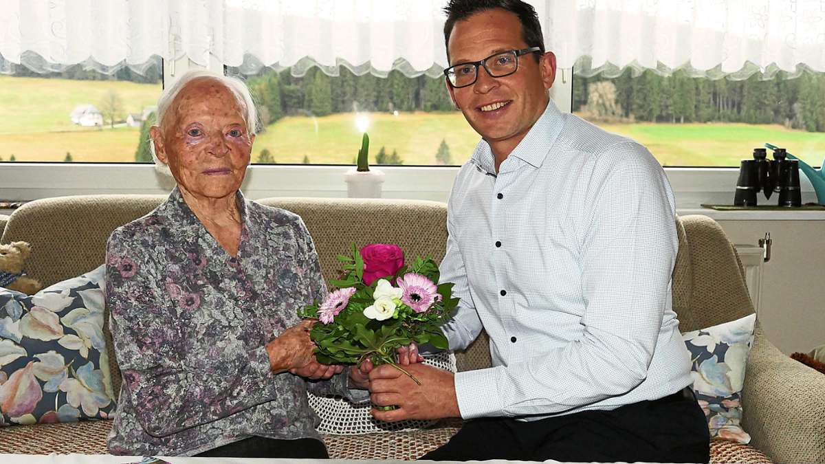 Jubiläum in Vöhrenbach: Mit 102 Jahren die älteste Einwohnerin