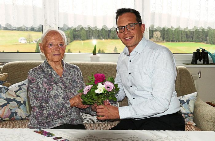 Jubiläum in Vöhrenbach: Mit 102 Jahren die älteste Einwohnerin