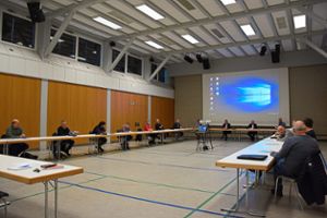 Ungewöhnlicher Tagungsort: Der Gemeinderat trifft sich in der Friedrich-Grohe-Halle.Foto: Sum Foto: Schwarzwälder Bote