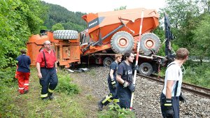 Zugunglück in Talhausen: Polizei ermittelt gegen Lkw-Fahrer