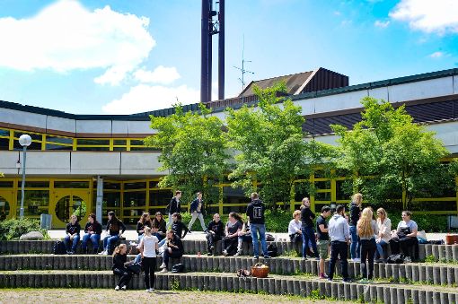 Die mündlichen Abitur-Prüfungen standen am Berufsschulzentrum in Nagold an.  Foto: Fritsch Foto: Schwarzwälder-Bote