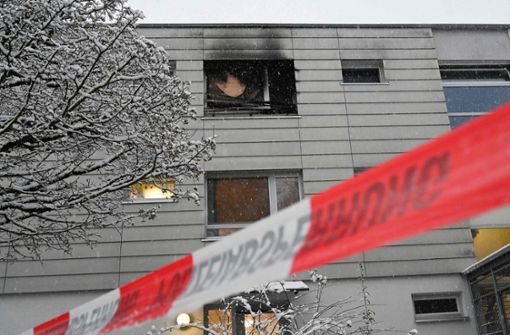Nach dem Brand in Reutlingen dauern die Ermittlungen an. Foto: AFP/Thomas Kienzle