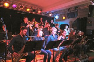 Jazz vom Feinsten erklang beim Konzert der beiden Big Bands im KiJuz. Foto: Haibach Foto: Schwarzwälder Bote