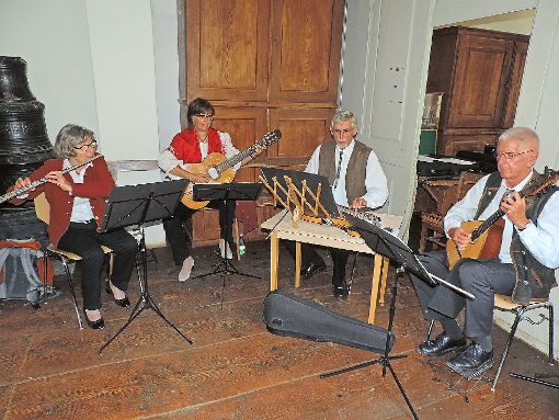 Die Villinger Stubenmusik trat im Freilichtmuseum Neuhausen ob Eck auf.  Foto: Paskal Foto: Schwarzwälder-Bote