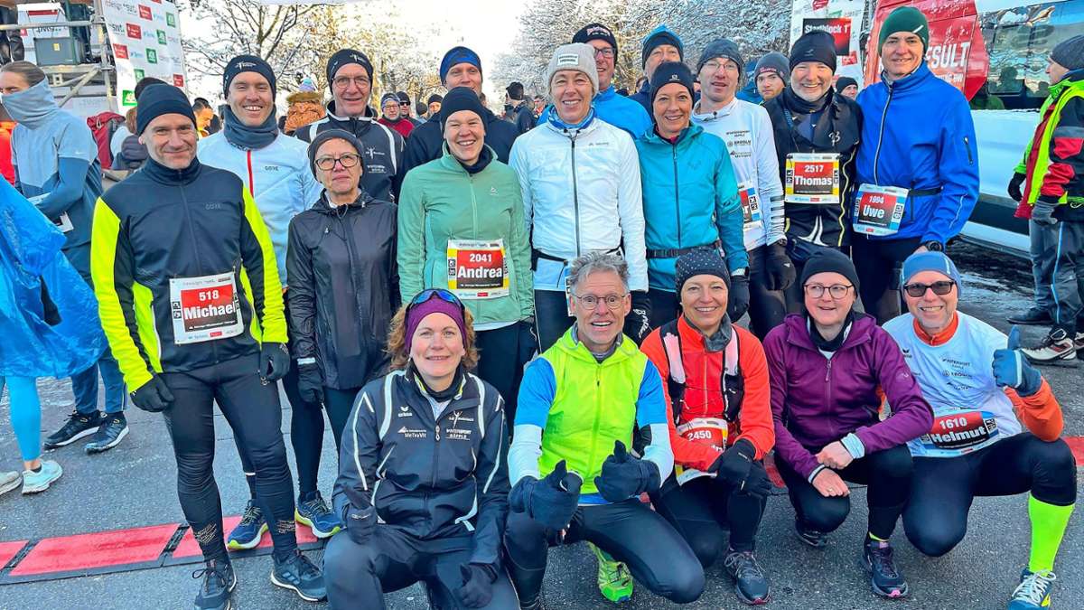 Lauf: Die Läufer trotzen dem Winter