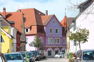 Auch die meisten Häuser in der Kronenstraße finden sich auf der Internetkarte von Scoperty. Foto: Wursthorn