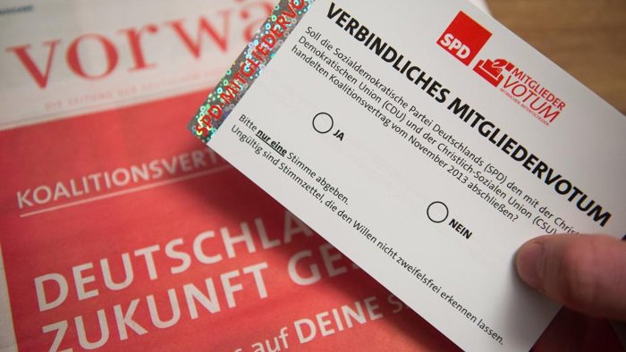 Koalitionsvertrag: SPD-Basis hat kein gutes Gefühl