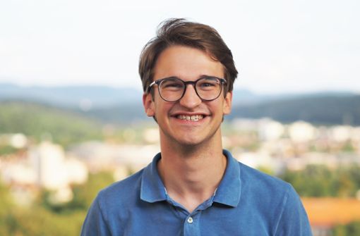 Student Felix Gminder tritt zur Europawahl 2024 an. Foto: Idelmann