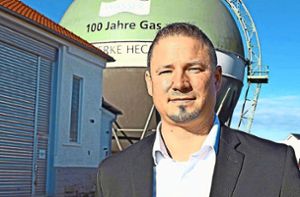 Markus Friesenbichler, Chef der Stadtwerke Hechingen, hatte gute Nachrichten dabei: Die Energiepreise sinken. Foto: Jauch