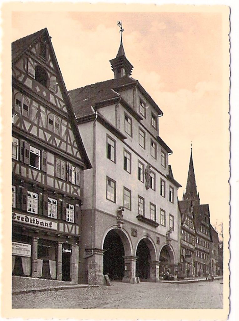 Das alte Rathaus.