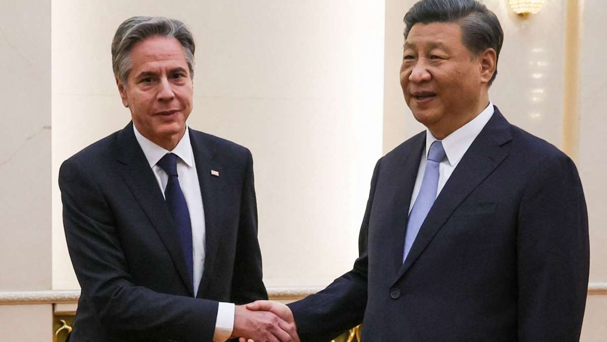 Annäherung zwischen China und USA: Xi Jinping empfängt US-Außenminister Antony Blinken