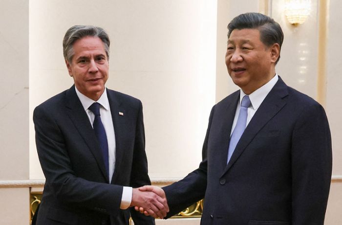 Annäherung zwischen China und USA: Xi Jinping empfängt US-Außenminister Antony Blinken