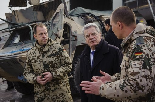 Bundespräsident Joachim Gauck sieht Deutschland bei der Übernahme von mehr internationaler Verantwortung in der Pflicht, notfalls auch militärische Mittel einzusetzen.  Foto: Bundespresseamt
