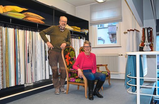 Hans-Dietrich und Rita Kattermann schließen ihr Geschäft in der Werderstraße. Foto: Kornfeld