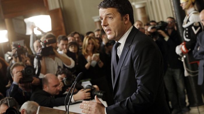 Renzi mit Regierungsbildung beauftragt
