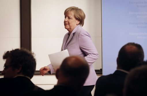 Bundeskanzlerin Angela Merkel (CDU) Foto: dpa