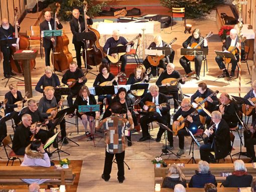 Überzeugend: das Senioren-Zupforchester Baden-Württemberg gab in Reichenbach ein Konzert. Foto: Vögele Foto: Lahrer Zeitung