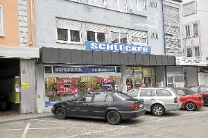 Die Schlecker-Filiale in der Sulzbachstraße in Oberndorf schließt am 24. März. Foto: Dick