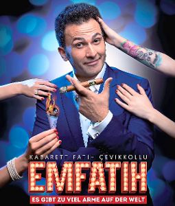 Kabarettist Fatih Çevikkollu gastiert am Freitag um 20 Uhr mit  Emfatih im Theater im Deutschen Haus. Foto: Tolga Talas