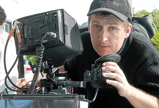 Hannes Stöhr an der Kamera. An diesem Freitag gewährt er Einblicke in die Dreharbeiten seines jüngsten Films. Foto: sb