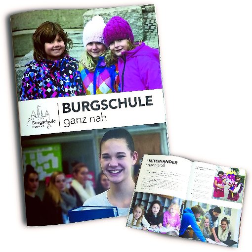 Eine neue, 40-seitige Broschüre stellt die Stärken der Burgschule Haiterbach heraus. Foto: Braun Foto: Schwarzwälder-Bote