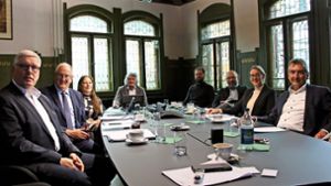 Der Stiftungsrat der Alfred-Teufel-Stiftung traf sich in Nagold, um aktuelle und zukünftige Projekte vorzustellen. Foto: Julia Glanzmann/Stadt Nagold
