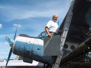 Flugzeuge waren  Manfred Pflumms Welt.  Foto: Archiv Foto: Schwarzwälder-Bote