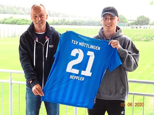 Trainer Jürgen und Sohn Marvin Kepller wollen mit dem TSV Möttlingen  aufsteigen. Foto: Kraushaar