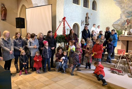 Familiengottesdienst mit Vorstellung der Erstkommunionkinder Foto: Kirchengemeinde Foto: Schwarzwälder Bote