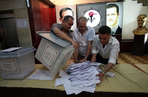 Bei den Präsidentschaftswahlen in Syrien lag die Wahlbeteiligung nach Angaben des obersten Verfassungsgerichts bei 73 Prozent.  Foto: dpa