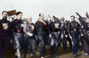 Mussolini marschiert auf Rom – allerdings erst nach der Machtübernahme. Foto: imago/imago stock&people