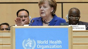 Merkel ruft WHO zur Reform auf