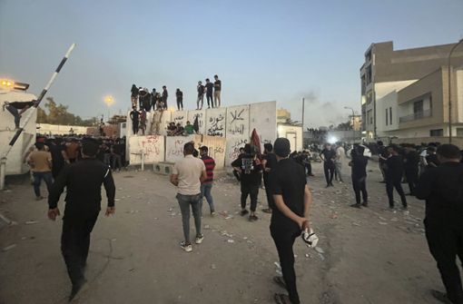 Proteste im Irak Foto: dpa/Ali Jabar