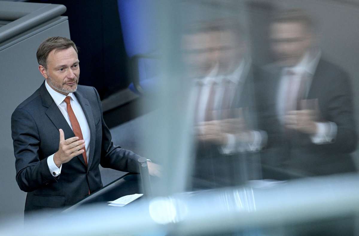Der Bundestag beschloss am Freitag mit großer Mehrheit den Haushalt von Finanzminister Christian Lindner. Foto: dpa/Britta Pedersen