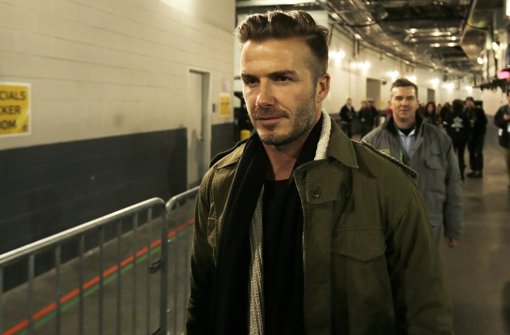 Buy it like Beckham: Will David Beckham wirklich Manchester United kaufen? Foto: dpa