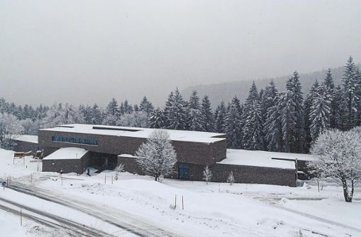 Das Nationalparkzentrum Ruhestein im Schnee. Foto: Müller