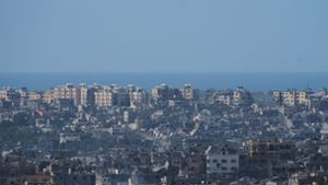 Zerstörte Gebäude im Gazastreifen. Foto: Ohad Zwigenberg/AP/dpa