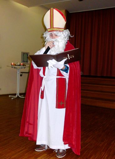 Auch der Nikolaus war zu Gast in Heilig-Kreuz. Foto: Schwarzwälder Bote