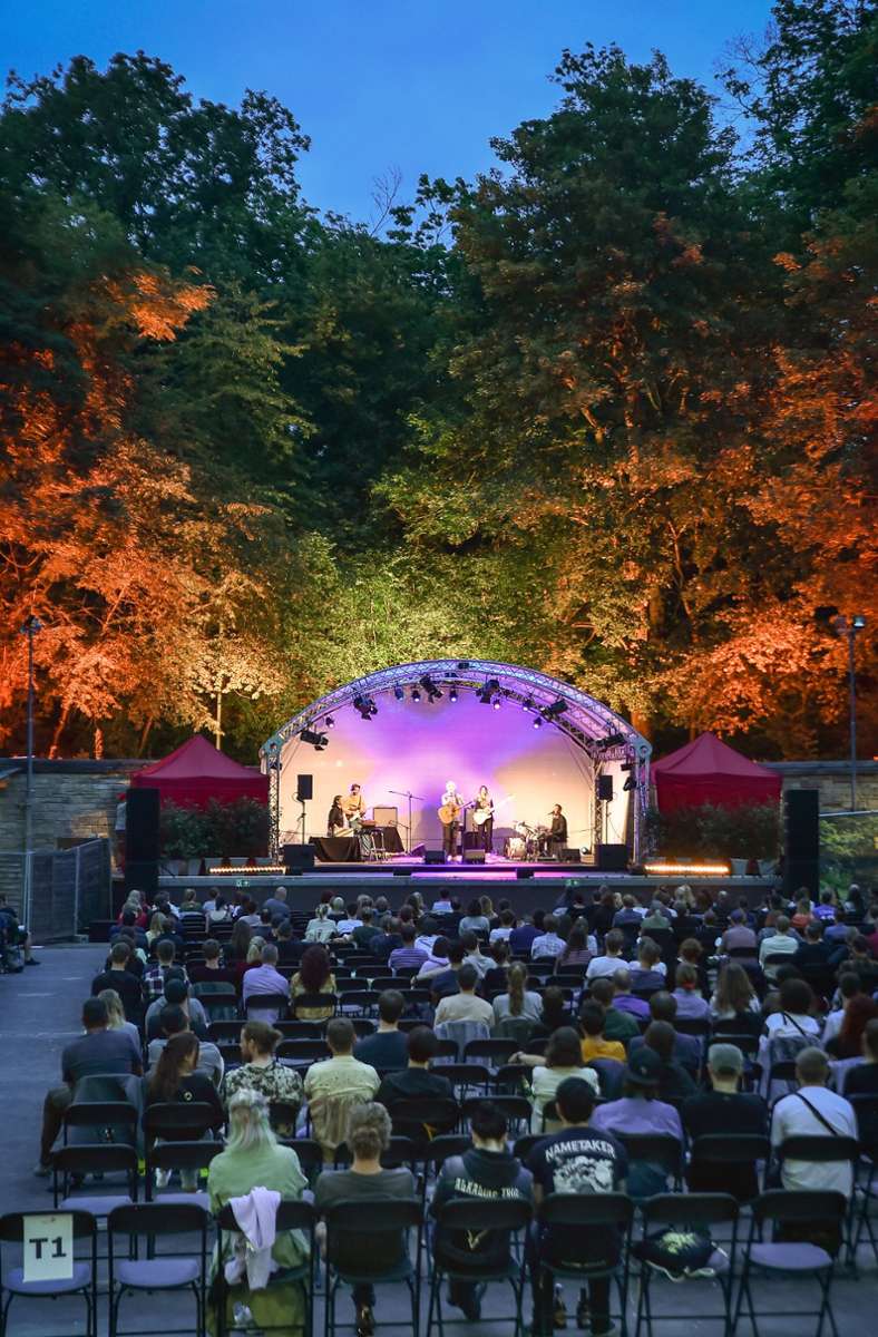 Eindrücke vom Konzert von Olli Schulz auf der Freilichtbühne Killesberg
