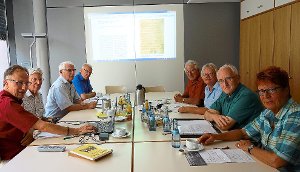 Der Vorstand des Kreisgeschichtsvereins Calw bei seiner Sitzung.  Foto: Schabert Foto: Schwarzwälder-Bote