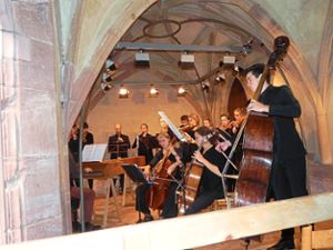 Das Landesjugendbarockorchester Baden-Württemberg war zu Gast beim Klosterfest in Alpirsbach und gab ein Konzert im Kreuzgang.  Foto: Blaich Foto: Schwarzwälder-Bote