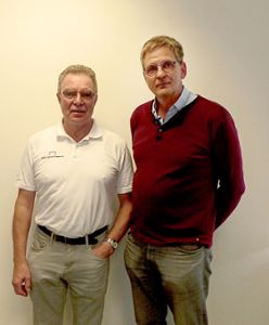 Chirurg Ernst Stöhr (links) und der Vorsitzende des Ärztenetzes, Matthias Kraft Foto: Oehler